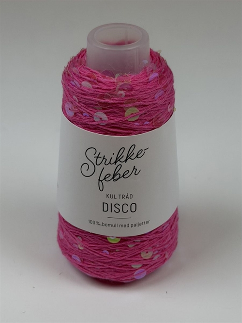 Disco - 50 g Fv. 1009 Pink med gennemsigtige pailletter